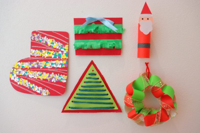 3歳・4歳・5歳 知育につながる！簡単で楽しいクリスマス工作を年齢別にご紹介