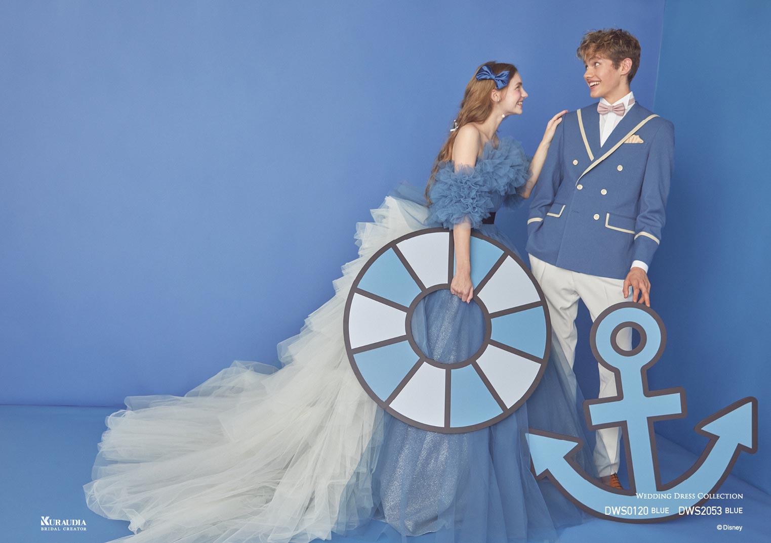 ディズニーキャラクターのウエディングドレスがクラウディアから、ミッキー＆ミニーマウスがモチーフに - ファッションプレス