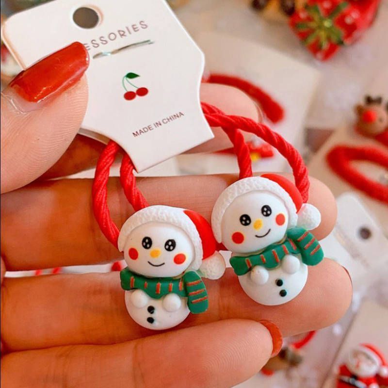 OuJyO ヘアゴムクリスマス髪飾り 子供ヘアアクセサリーゴム ベビー髪ゴム ヘの通販 by りっちゃん's shopラクマ