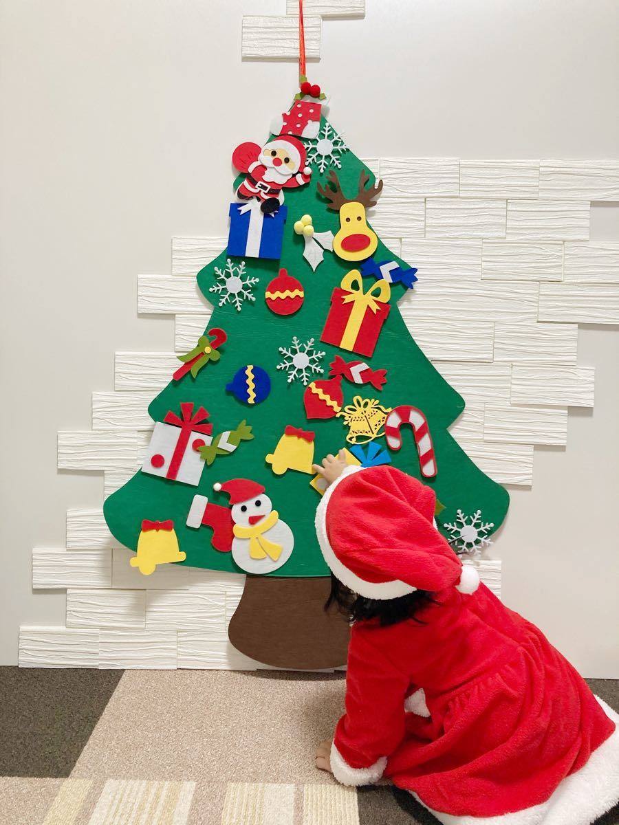 クリスマス ツリー 壁面飾り その他インテリア雑貨 ふわぽん 通販 16718115Creema クリーマ