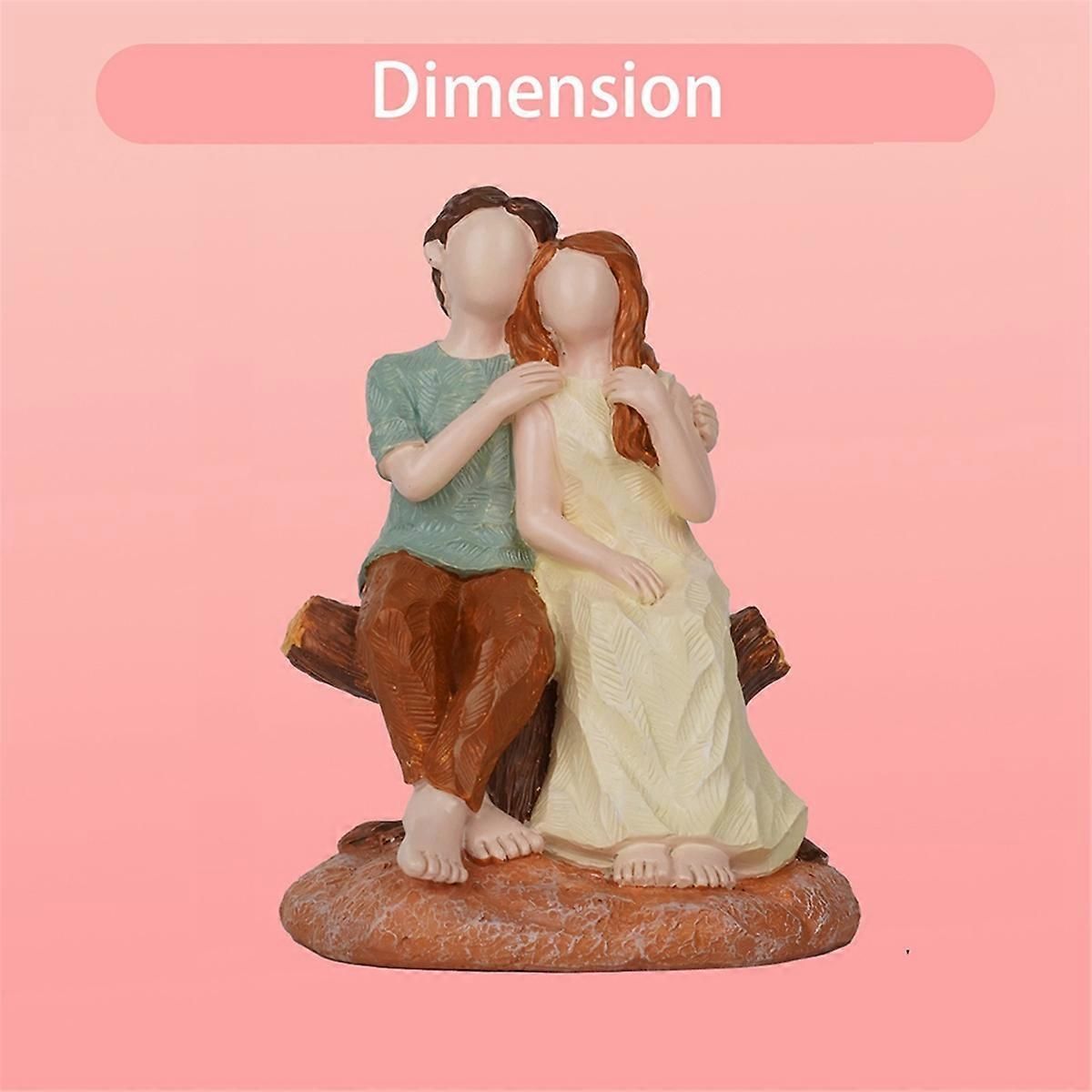 Amazon.co.jp: Fhsqwernm カップル像 バレンタインデー 愛とハートのノーム 個性的な装飾を好む人のための置物 : ホーム＆キッチン