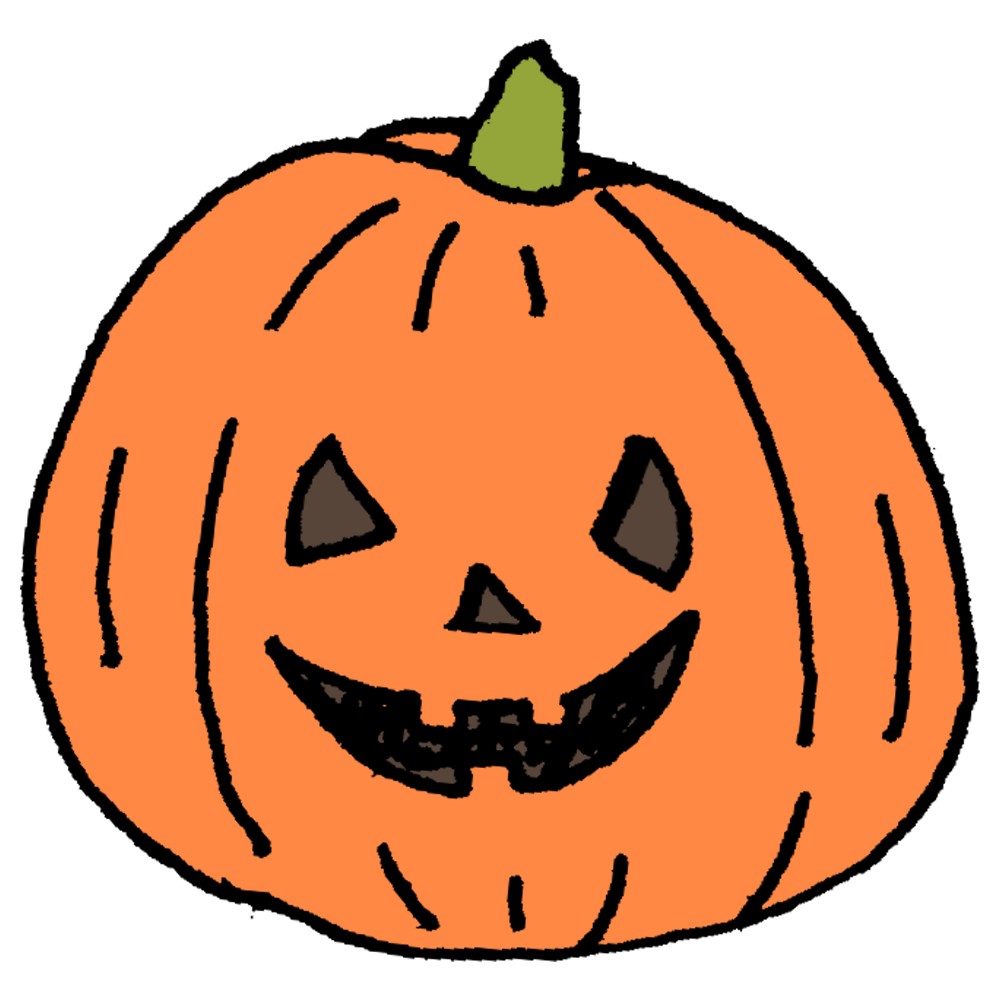 ジャックオランタンのフリーイラストフリーイラスト・クラシック フリクラ