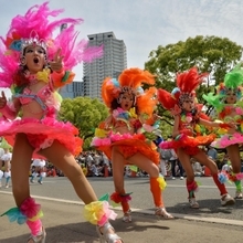神戸祭りでサンバ！一般社団法人神戸親子遊び推進協会 とことこ