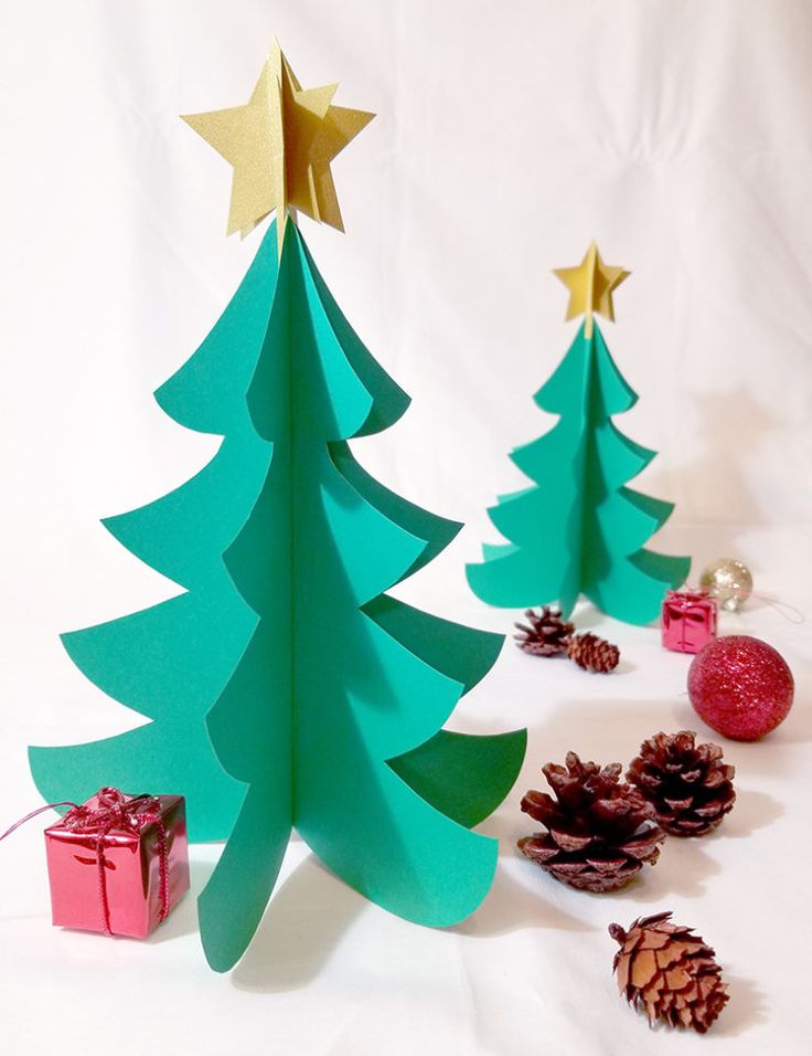 画用紙でできる手作りクリスマスオーナメント ひし形編nunocoto