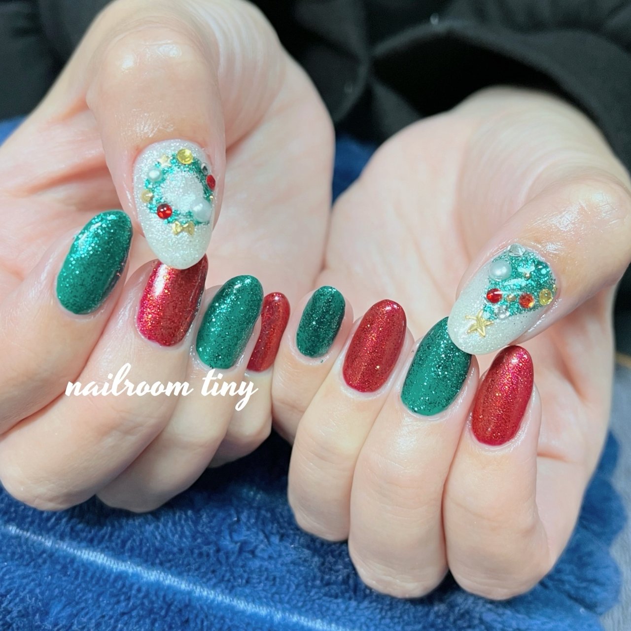 2025年秋トレンド ワンカラー クリスマスのネイルデザイン集人気順10ページ目ホットペッパービューティ