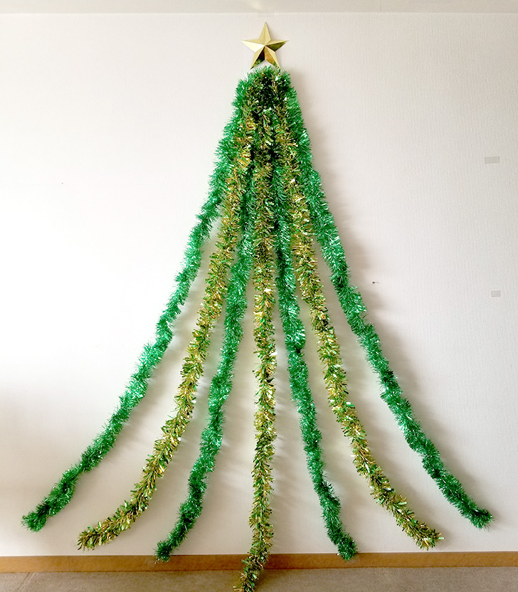 クリスマスツリータペストリーハンドメイドデコレーション壁飾り