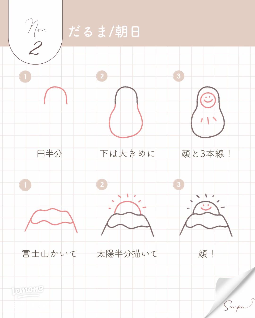 正月イラスト メイキングTikTok