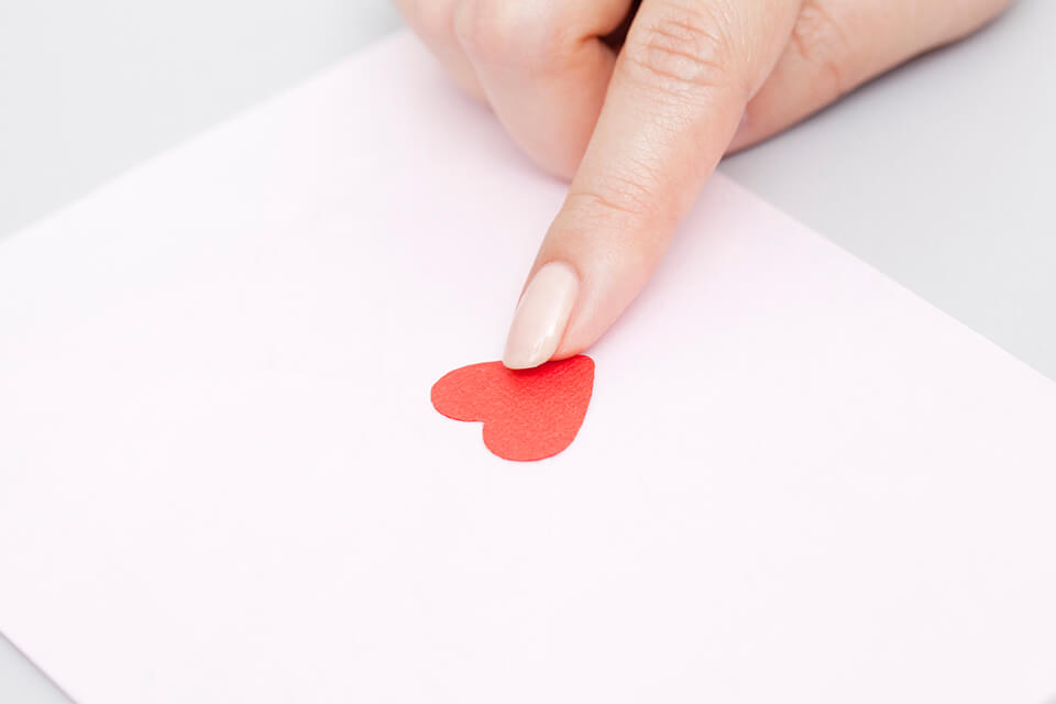 バレンタインのメッセージカード - ユナイトアンドグロウ株式会社