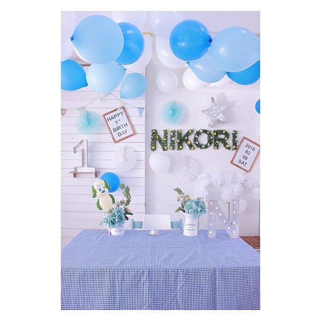 楽天市場 誕生日 飾り付け バルーンガーランドキット バルーン 1歳 2歳 3歳 100日 パーティー 飾り 結婚式 ベビーシャワー バースデーハーフバースデー 風船 男の子 女の子 大人 DIY ポンプ付 32点 送料無料 regalo : YOU＋