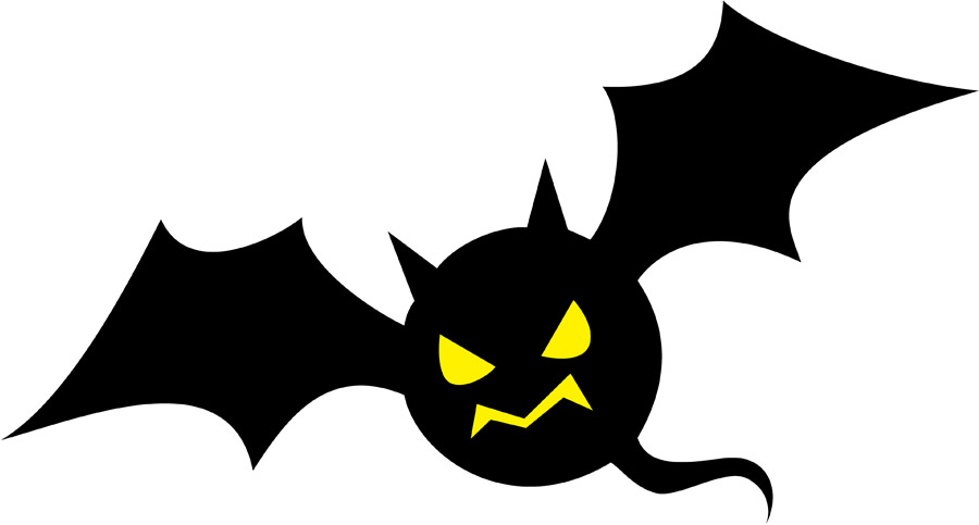 ハロウィンっぽい雰囲気を出すこうもりのイラストゆるくてかわいい無料イラスト・アイコン素材屋「ぴよたそ」