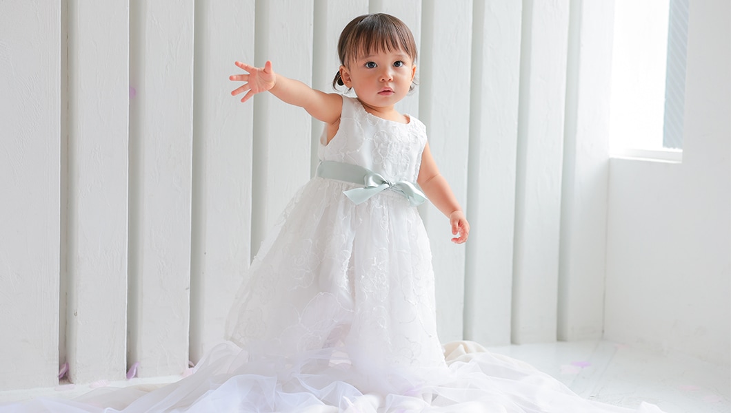 ベビードレススカート キッズウェディングドレス プリンセスドレス 4歳ドレス 子供 入園式 赤ちゃんドレス