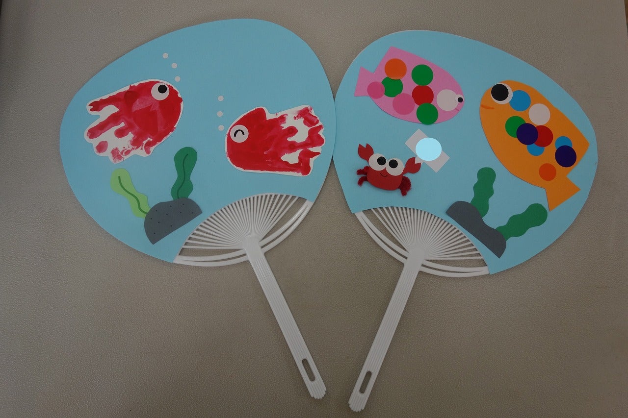 夏まつり うちわ製作キットA - メルカリ