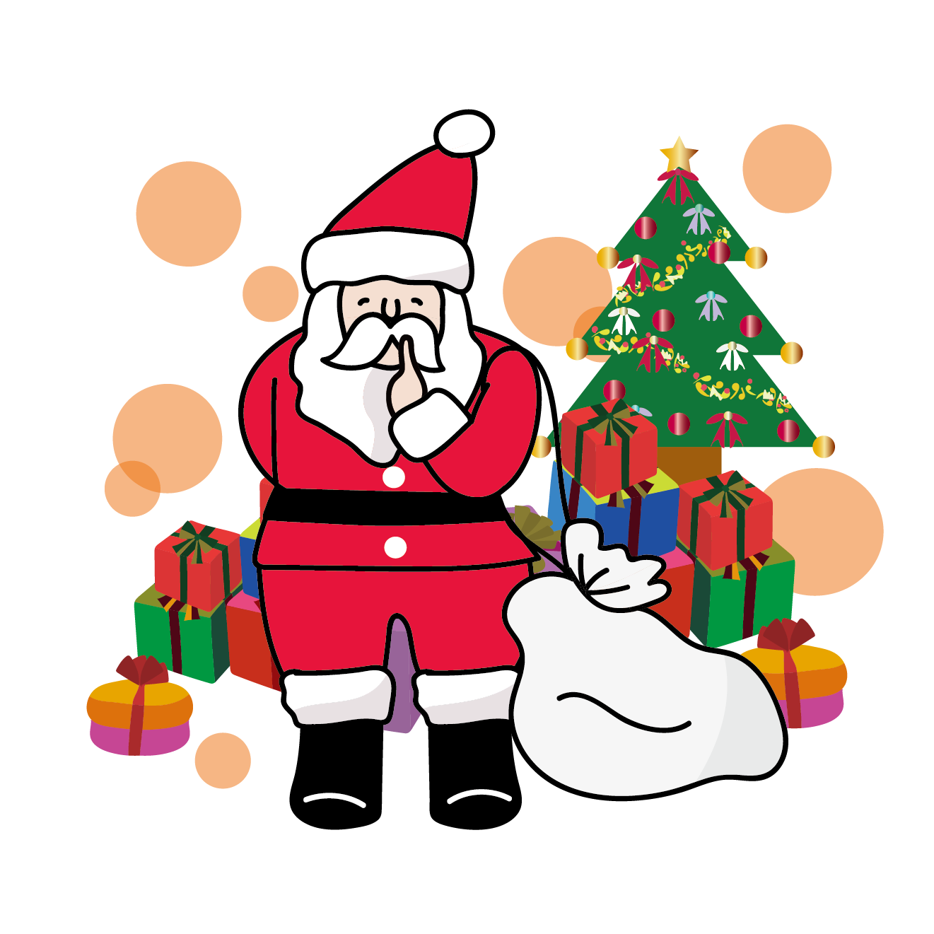 初心者も簡単！クリスマスのイラストの描き方 - オンラインイラスト教室アタムアカデミ