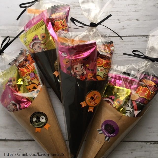 ハロウィン ラッピング キャンディー 飴 袋 ハンドメイド - メルカリ