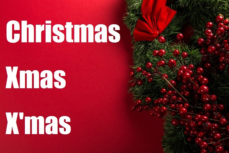 なぜクリスマスを Xmas と書くのか X'mas 表記は正しい？英語イメージリンク