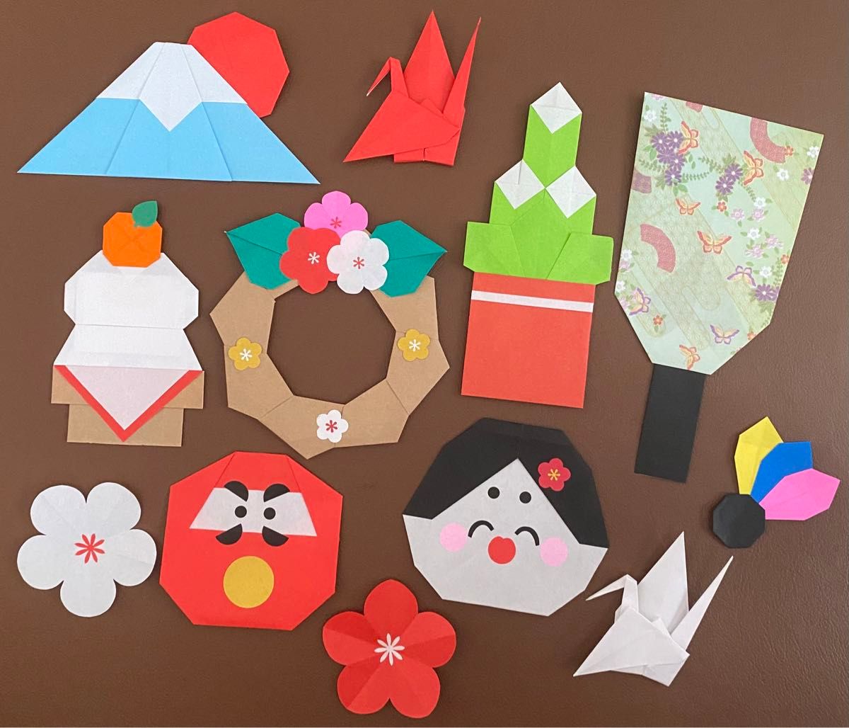 折り紙「だるま」の折り方│縁起がいい！お正月にも