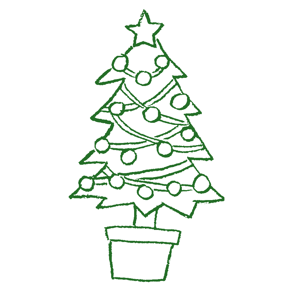 クリスマスリースのイラスト無料のフリー素材 イラストエイト