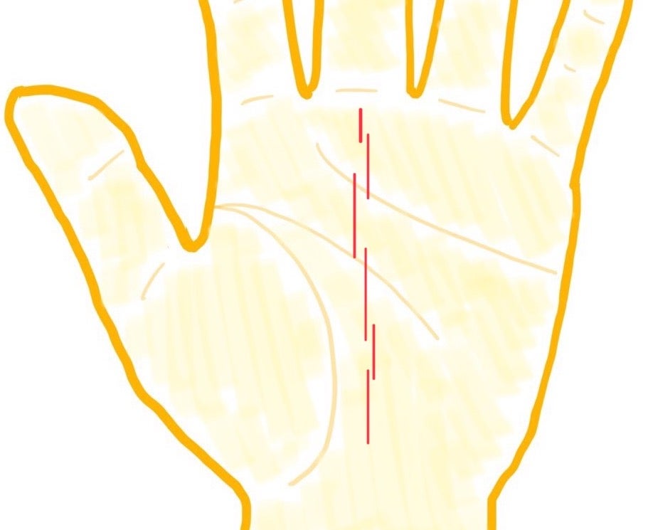 星ひとみの恋する手相占い・ ~ 基本線と補助線 ~星ひとみ - チーズ！ネット