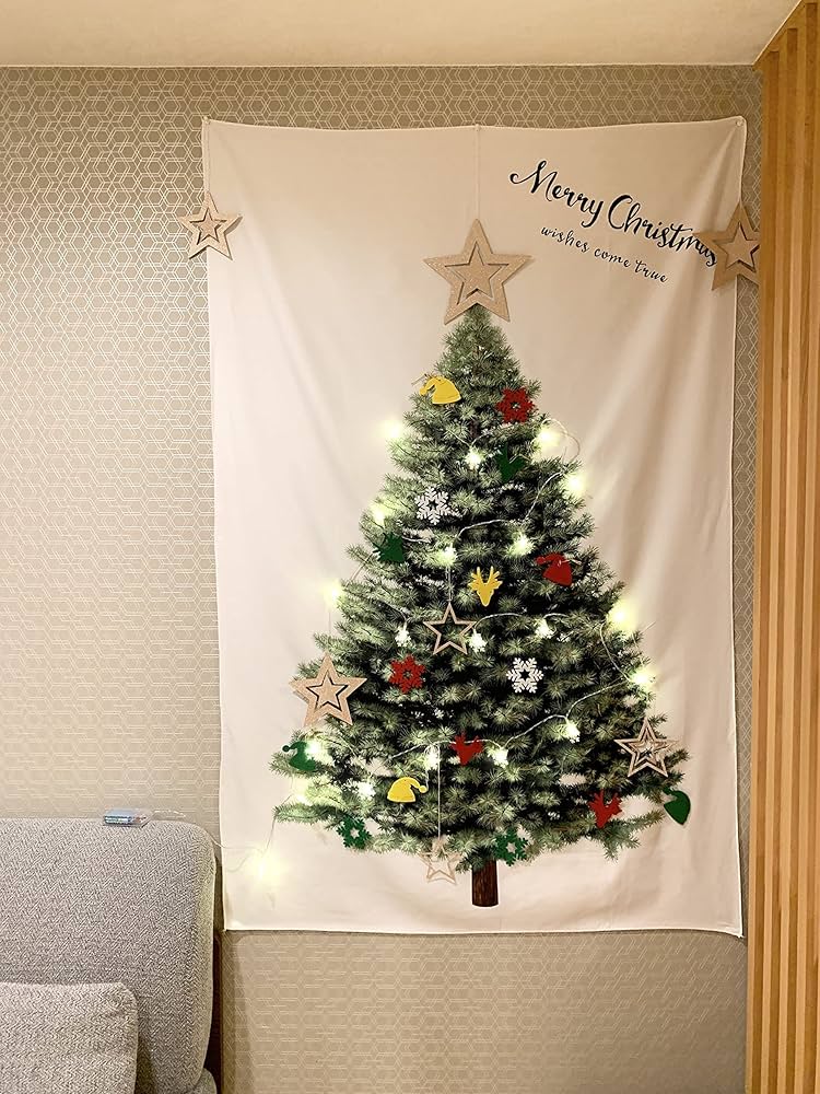 クリスマス タペストリー おしゃれ カラー 飾り物 壁掛け インテリア