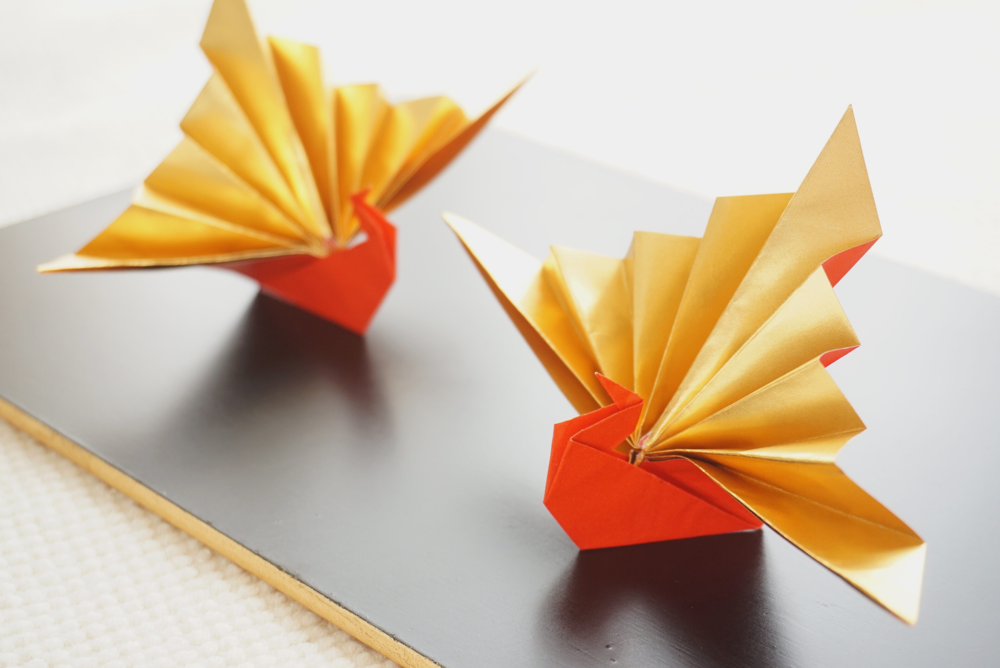 お正月のリース飾り創作折り紙 カミキィ