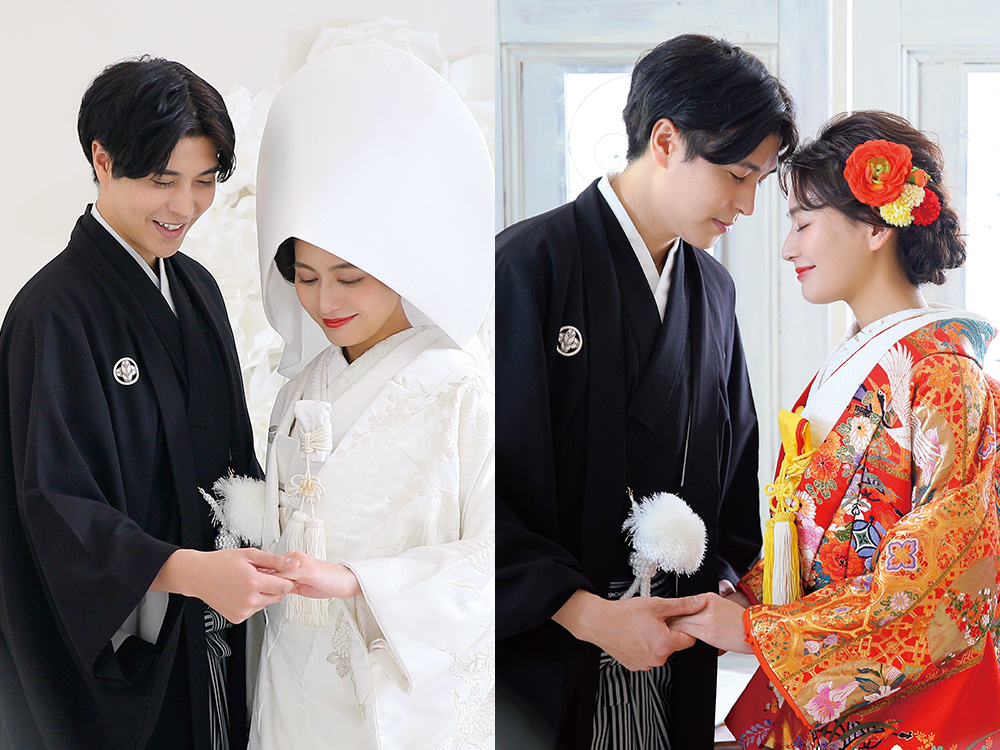 和装 着物 で行う結婚式 和婚 。神殿での挙式の後は、和婚ならではの演出を組み込んだ披露宴。 – ￼大阪の結婚式情報