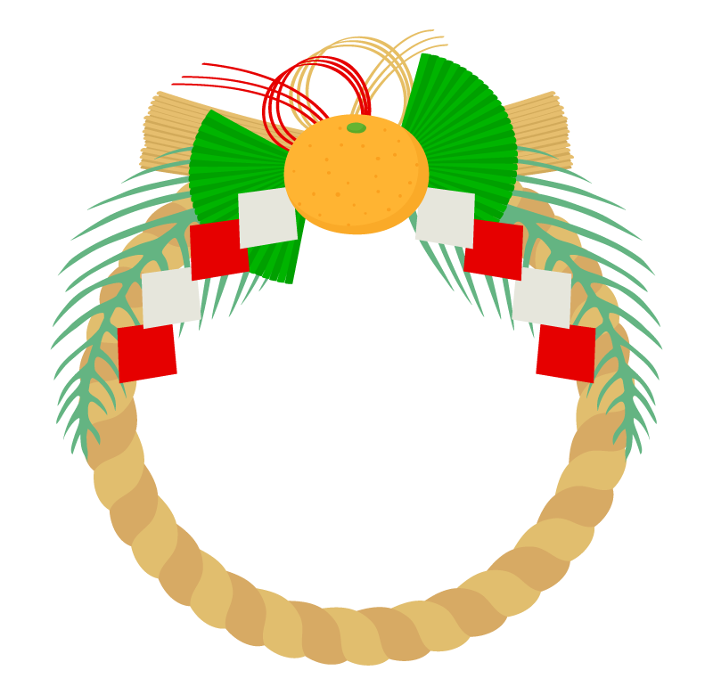 正月リースイラスト無料イラスト・フリー素材なら「イラストAC」