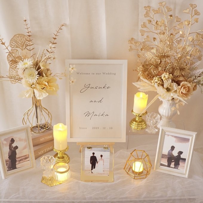 25年5月26日以降の挙式日予約可能 ウェルカムスペース レンタルセット「ナチュラルガーデンset」mariyouge