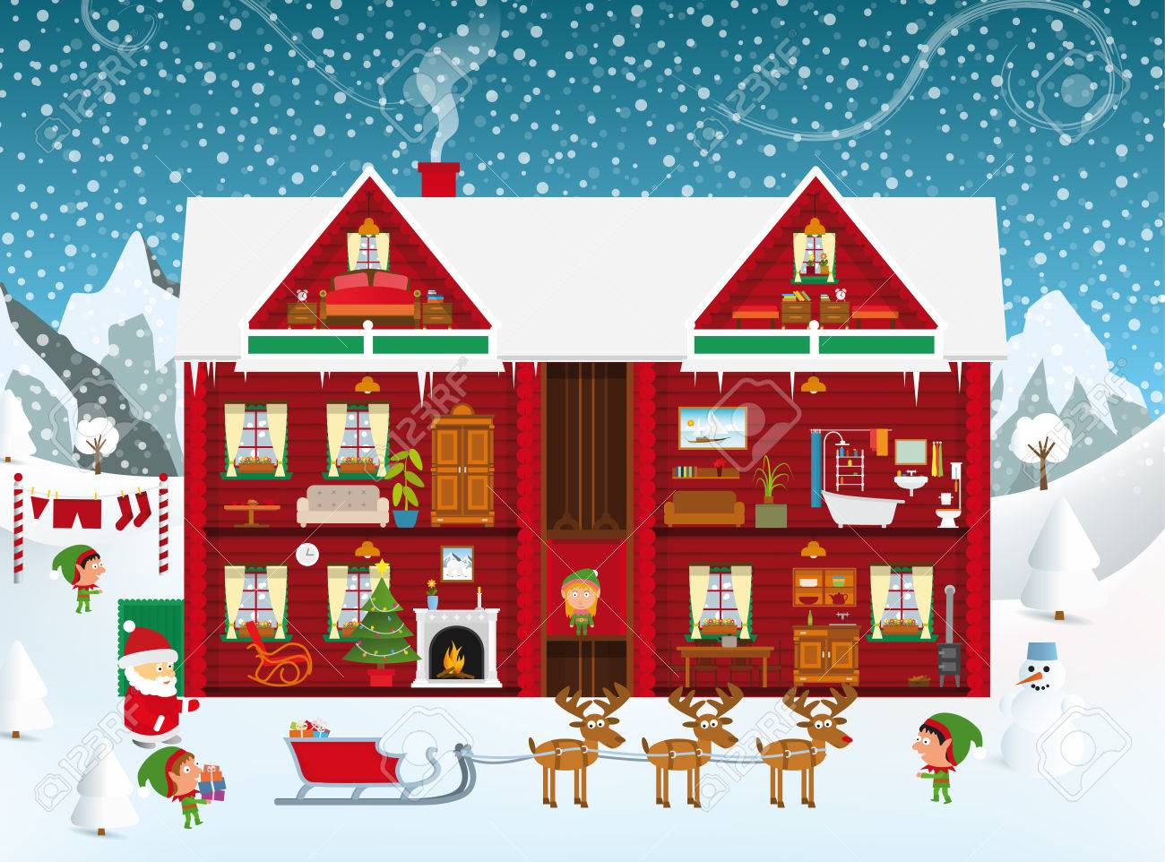 サンタの家をつくろう！！滋賀県立美術館