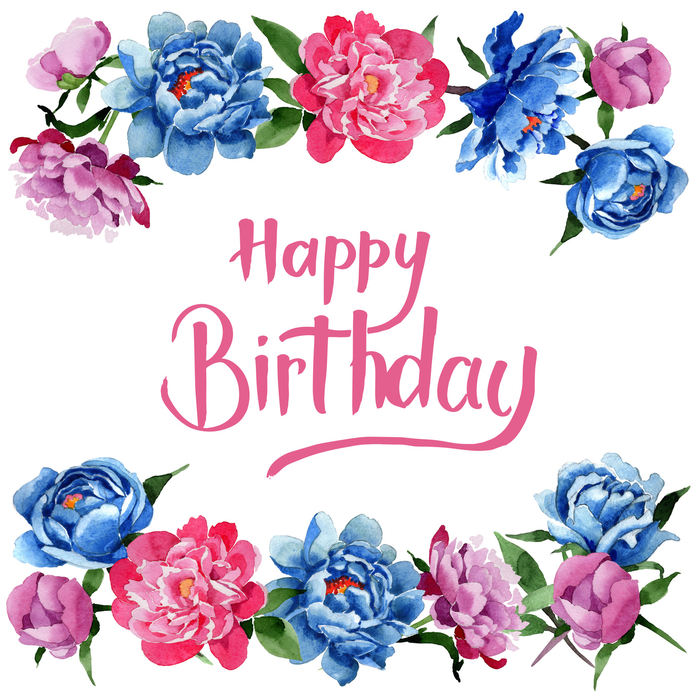 メッセージカードテンプレート03「誕生日プレゼントイラスト」 ワード・Word 無料ダウンロードテンプレートNAVI