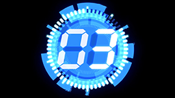 カウントダウン 白背景 数字 3秒の動画素材・映像 - PIXTA