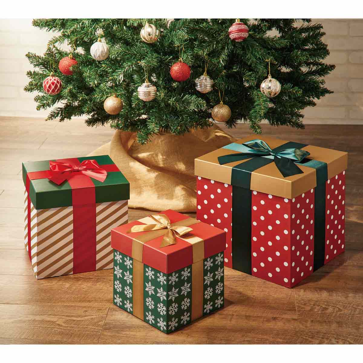 クリスマスギフトボックス 7点セット クリスマスオーナメント デコレーション クリスマスツリー飾り 装飾セット クリスマスプレゼントボックス 置物 リ: seam - 通販 - Yahoo!ショッピング