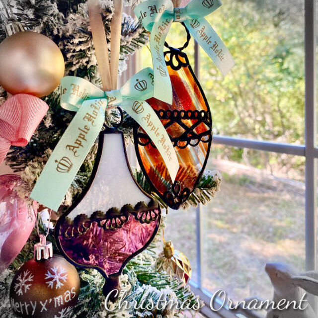 楽天市場ふるさと納税ステンドグラス クリスマスオーナメント□工芸品・雑貨・日用品・ステンドガラス・クリスマス : 静岡県静岡市