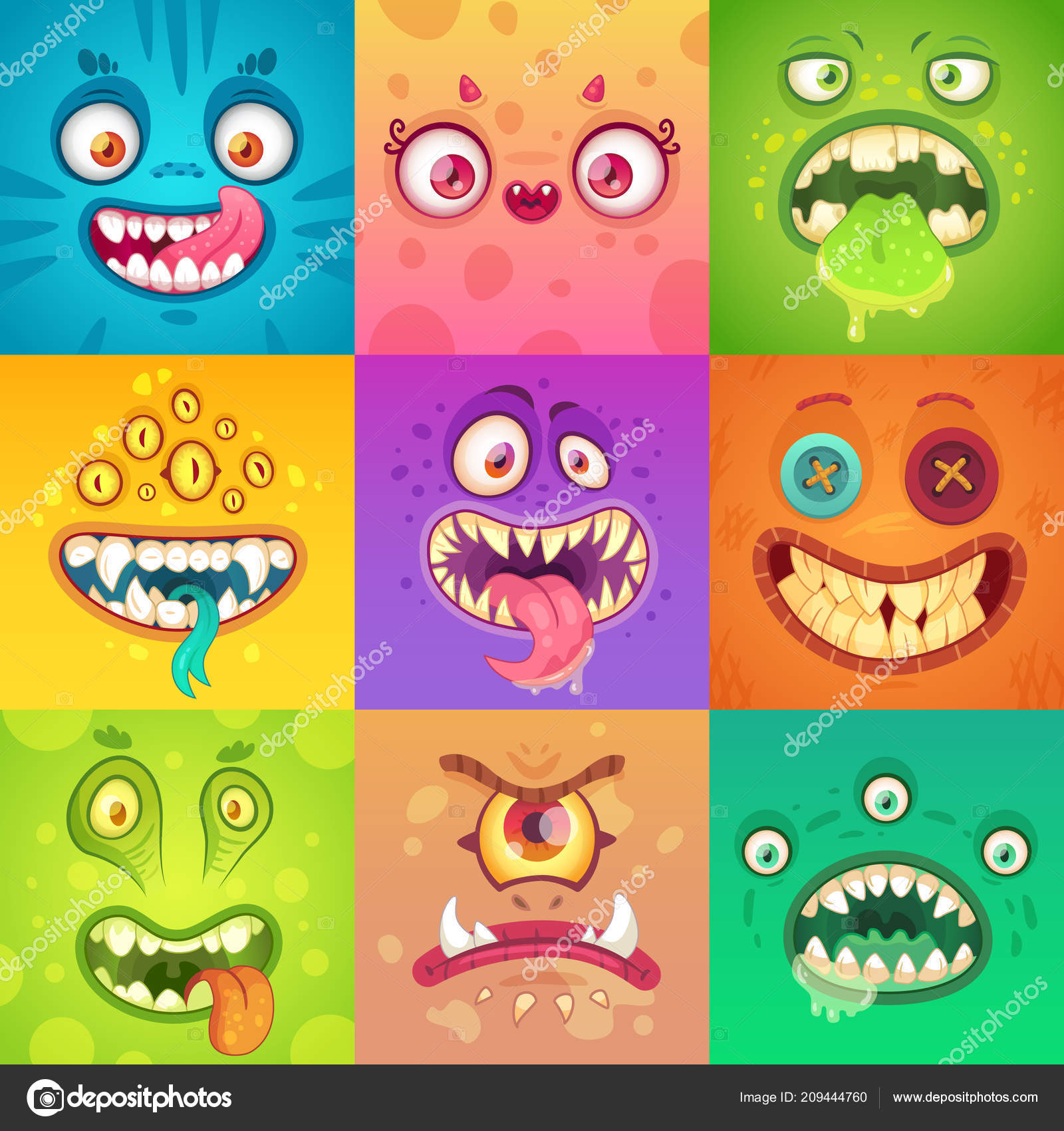 ハロウィンの怪物たち イラスト素材4610176- フォトライブラリ