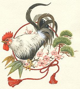 かわいい酉年の鶏のイラスト素材無料ダウンロード IllustCute