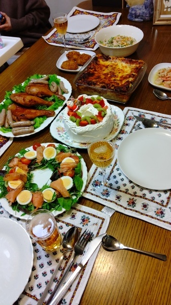 クリスマスディナー ＠自宅知らない街を食べ歩きたい