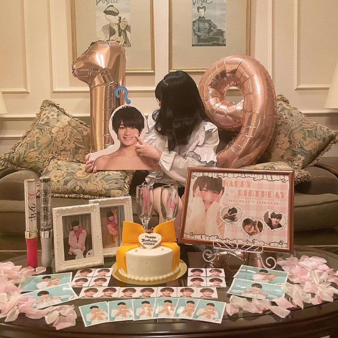 お誕生日お祝いプレート本人不在の誕生日会オーダ