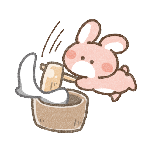 かわいいうさぎとお月見団子のイラスト無料のフリー素材 イラストエイト