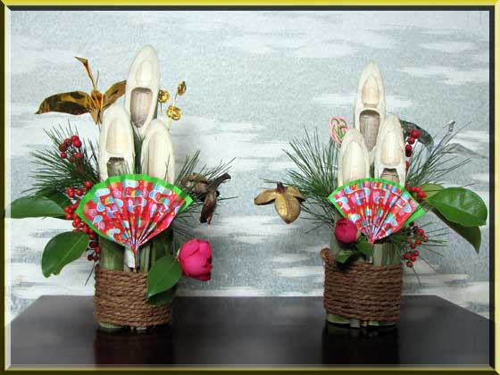 駒 木 野 作 庭 記: ◇◇◇ミニ門松づくりイベントのご報告◇◇◇ 年末に実施しました ご報告遅くなりました 日本庭園 門松 竹 ナンテン 松男結び 庭師 正月飾り 手作り ワークショップ