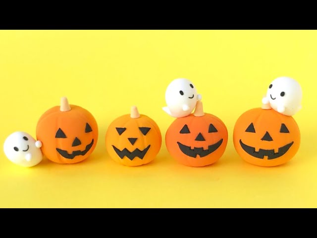 紙粘土－ハロウィンのかぼちゃ - やさしい風に吹かれて