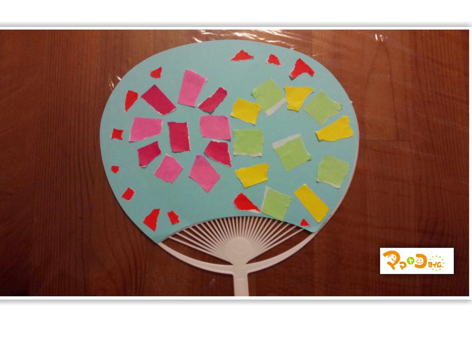 うちわ 夏祭り お家縁日 保育園 幼稚園 高齢者施設 製作キット 壁面の通販 by minju ラクマ