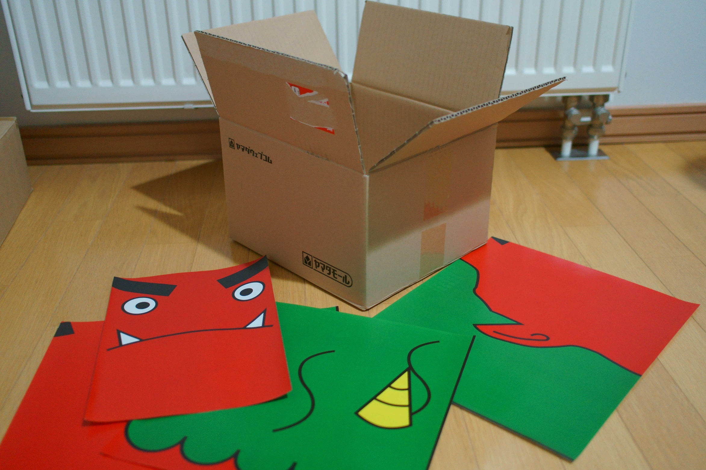 節分用 高防御力な鬼の面を作ってみた