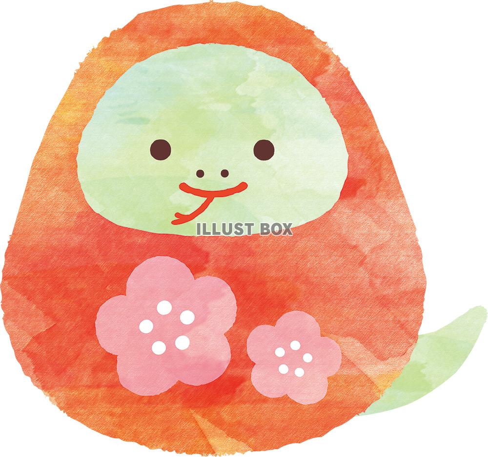 年賀状 年賀2025 宝船 巳年 巳 へび年 墨絵 手書き かわいい 正月 イラスト素材245684474- イメージマート