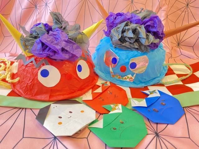 節分工作 紙コップでつくる！鬼の豆入れの作り方 あしたばちゃんねる