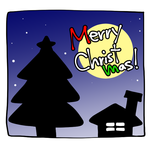 クリスマスの町 夜 雪空 遠景 メリークリスマス 10734000141 の写真・イラスト素材アマナイメージズ