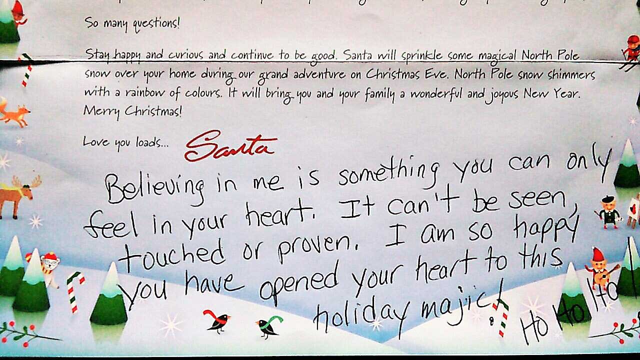 お返事がきました！「サンタさんにお手紙をかこう」 - Be ACTO亀戸