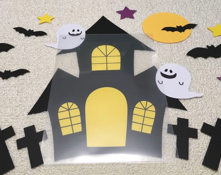 完成品・即使用◎ ハロウィン壁面 おばけとお城とお月様壁面知育 製作 保育園 幼稚園 壁面かざり 雑貨・その他 ちょきぺたファクトリー 通販16474724Creema クリーマ