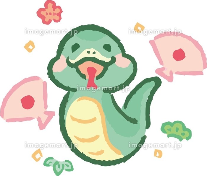 2025年巳 へび 年 年賀状デザインのイラスト㊳ 白黒無料無料ペットイラスト Pet-illust 犬・猫・鳥・ペットイラストぬりえ・ 年賀状・カレンダーイラスト多数無料