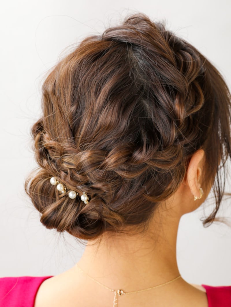 可愛すぎる編み込みヘアをcheckDRESSY 公式 ウェディングドレス・ファッション・エンタメニュース