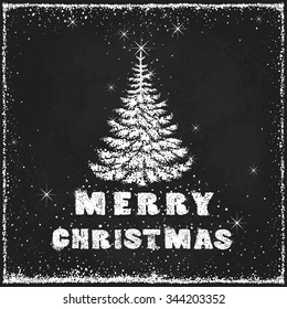 クリスマス黒板アートのデッサンの写真・画像素材-Snapmart スナップマート