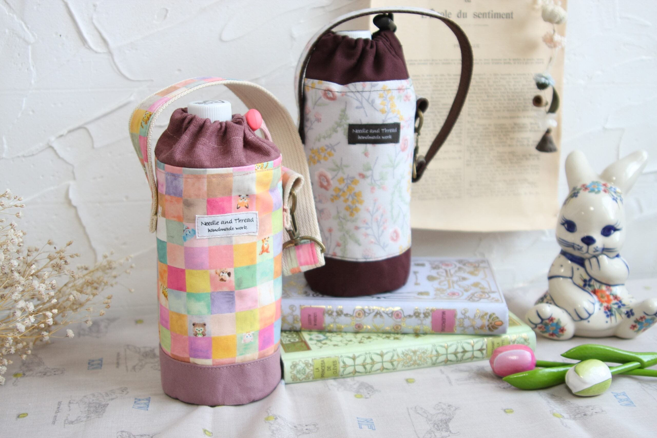 ハンドメイドペットボトルホルダー handmadeペットボトル入れ ハンドメイド ペットボトルカバーペットボトルカバーの